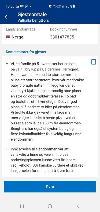 Valhalla bengtfors Bengtsfors Eksteriør bilde